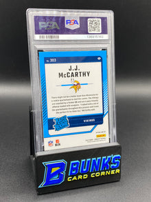2024 JJ McCarthy Pink Rc PSA 10