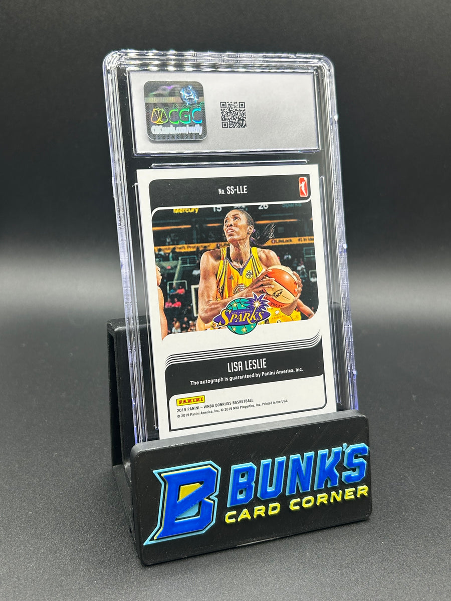 2019 Lisa Leslie Donruss WNBA Signature Series Press Proof Auto CGC 10/10