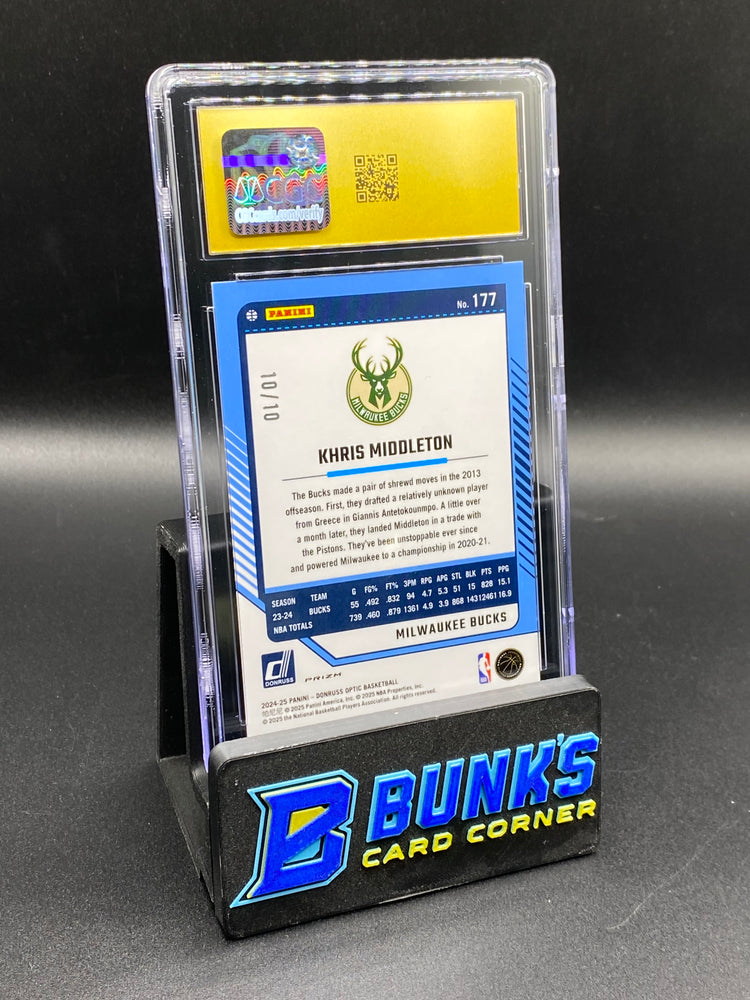 2024-25 Khris Middleton Fast Break Gold 10/10 CGC Pristine 10