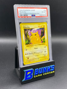 Pikachu Red Cheeks shadowless Base Set PSA 6