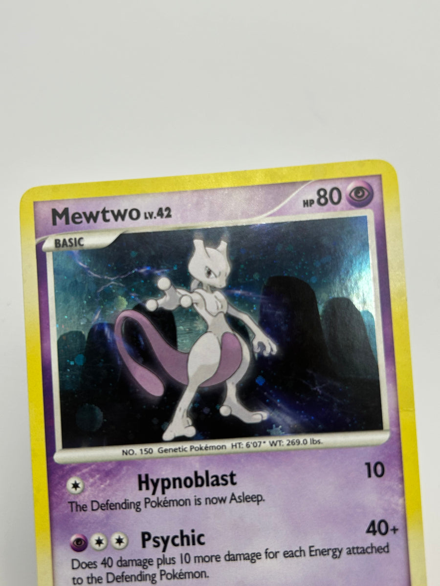 Mewtwo Holo Legends Awakened MP + Crease