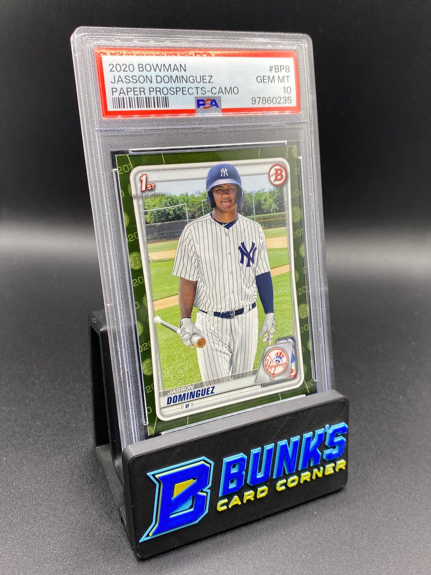 2020 Jasson Dominguez Paper Prospects Camo PSA 10