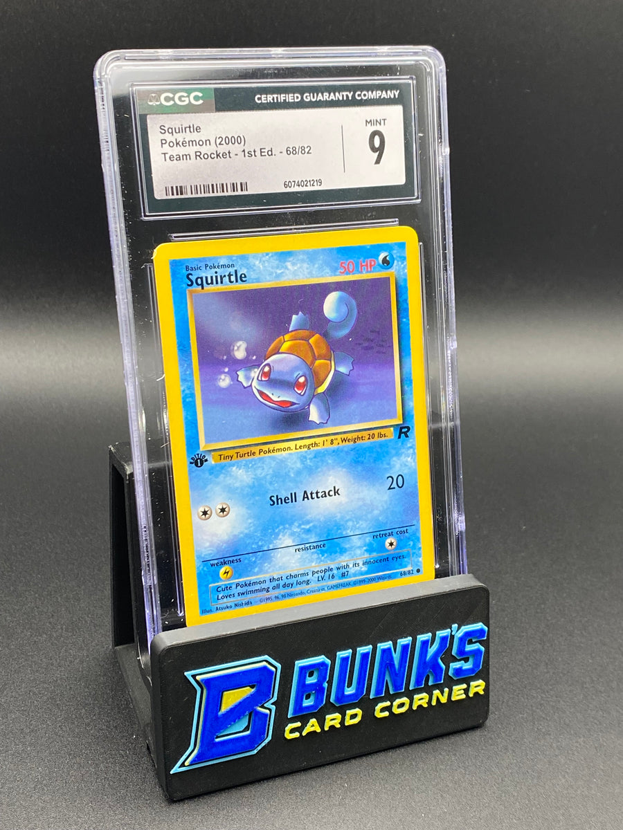 Squirtle Team Rocket 1st Edition CGC 9