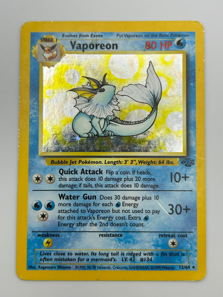 Vaporeon Holo Jungle HP