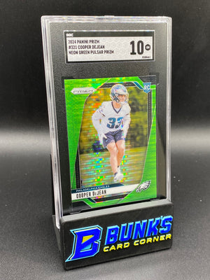 2024 Cooper DeJean Neon Green Pulsar Prizm SGC 10 Rc