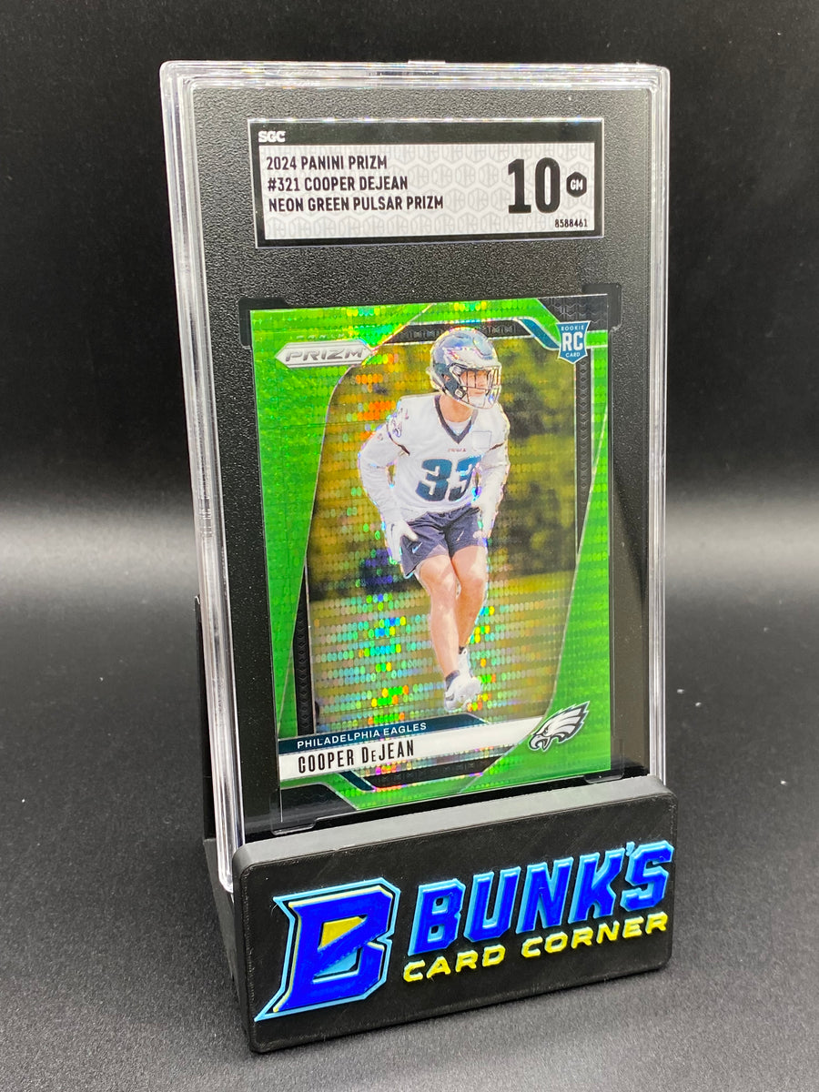 2024 Cooper DeJean Neon Green Pulsar Prizm SGC 10 Rc