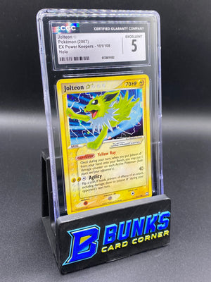 Jolteon Gold Star Holo Power Keepers CGC 5