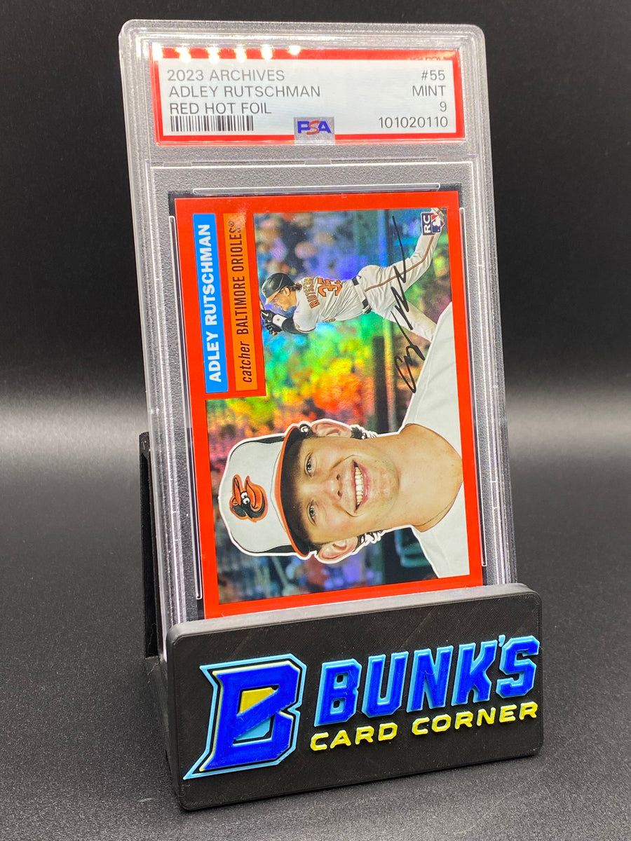 2023 Adley Rutschman Red Hot Foil PSA 9 Rc 15/50