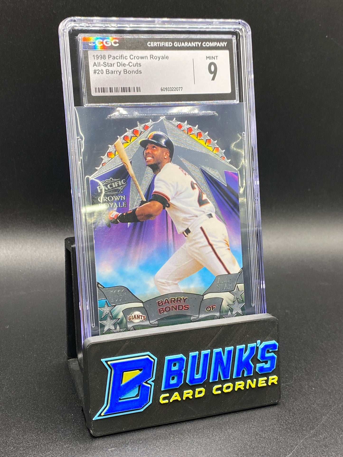 1998 Barry Bonds All Star Die Cuts CGC 9