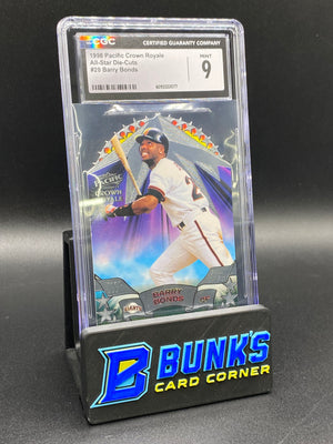 1998 Barry Bonds All Star Die Cuts CGC 9