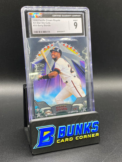 1998 Barry Bonds All Star Die Cuts CGC 9