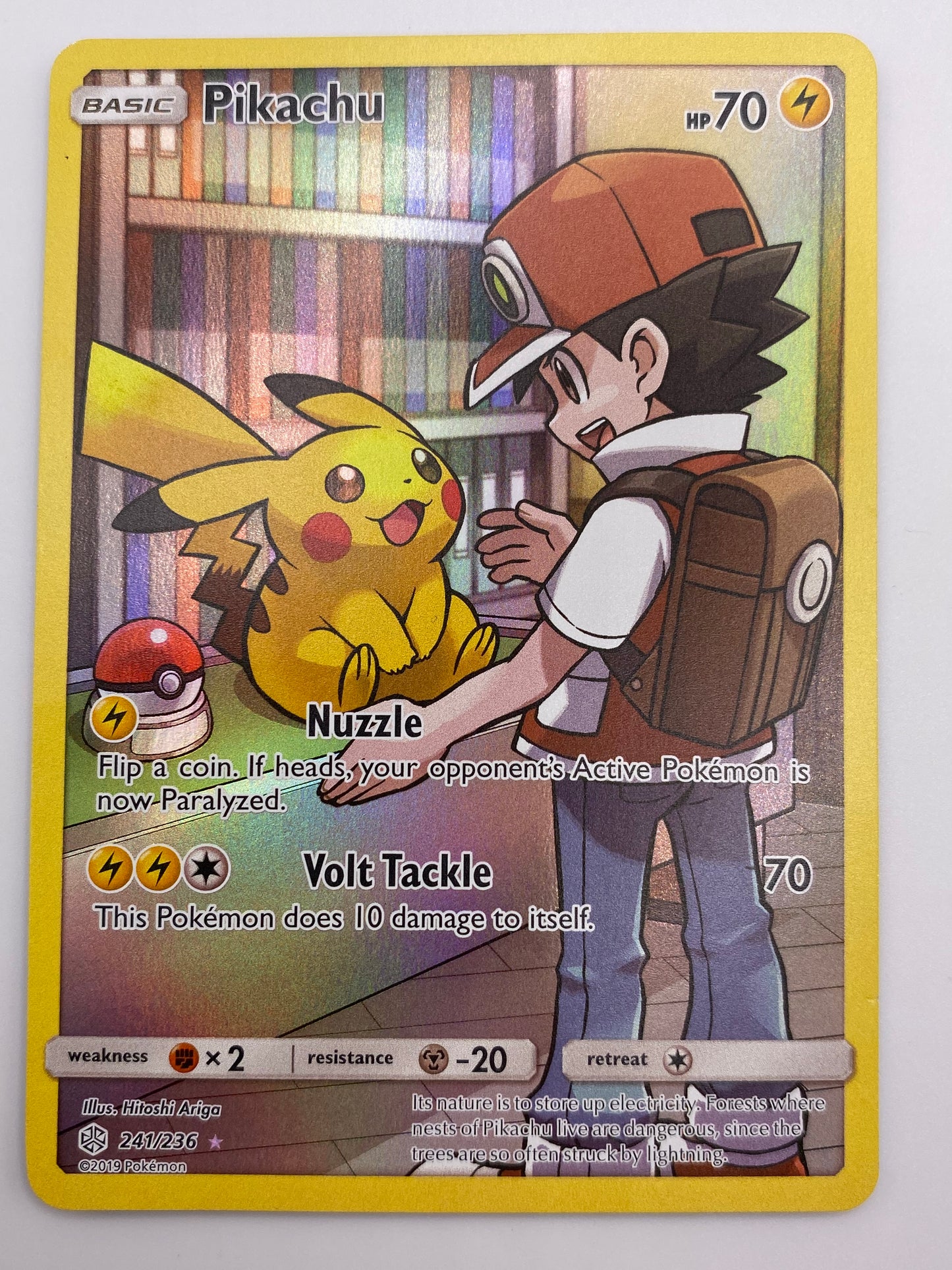 Pikachu Secret Rare Cosmic Eclipse LP