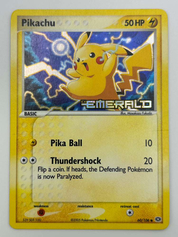 Pikachu Reverse Holo Emerald DMG