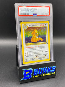 Dragonite Holo Fossil PSA 5