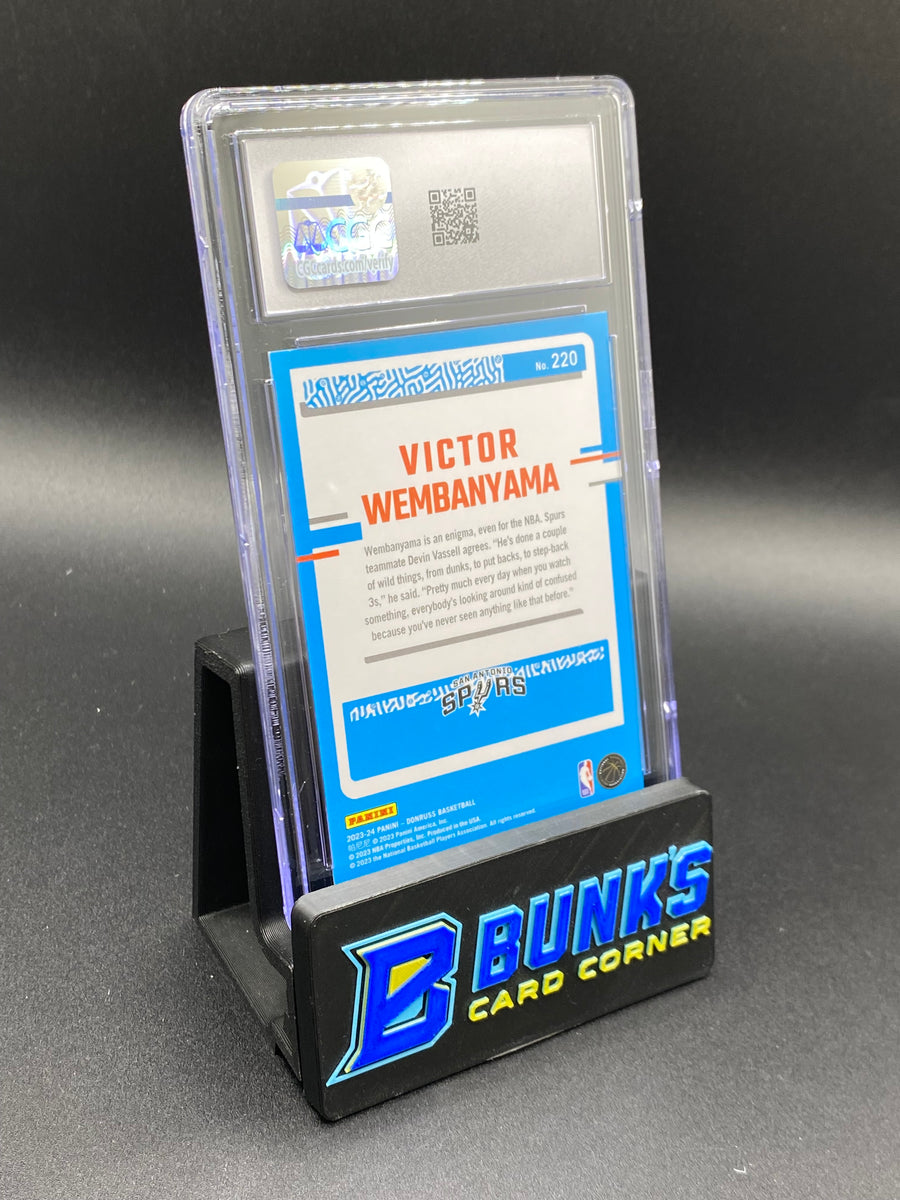 2023-24 Victor Wembanyama Holo Green Laser CGC 9.5 Rc