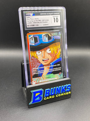 Sabo Leader Alt Art Parallel Op13-004 CGC 10