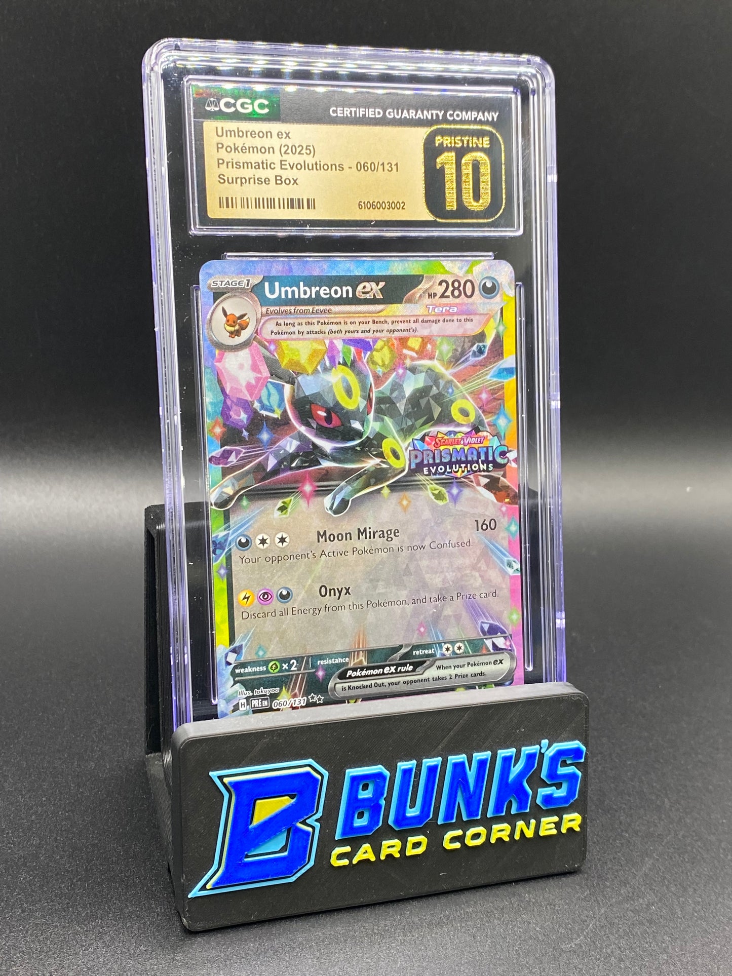 Umbreon Ex Promo Stamp CGC PRISTINE 10