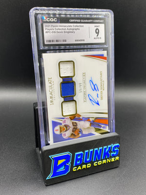 2021 Devin Singletary Players Collection Auto 59/99 CGC 9/9