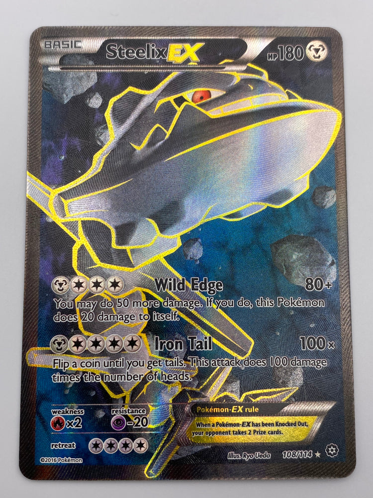 Steelix Ex Full Art Steam Siege NM