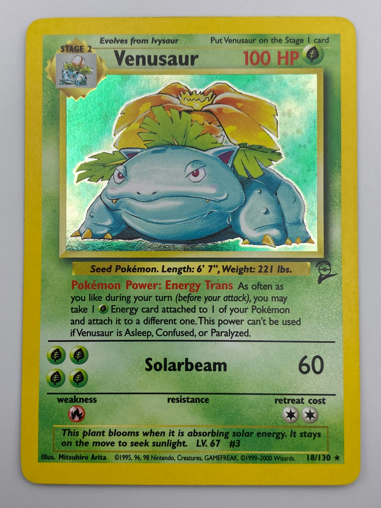 Venusaur Holo Base Set 2 MP-HP