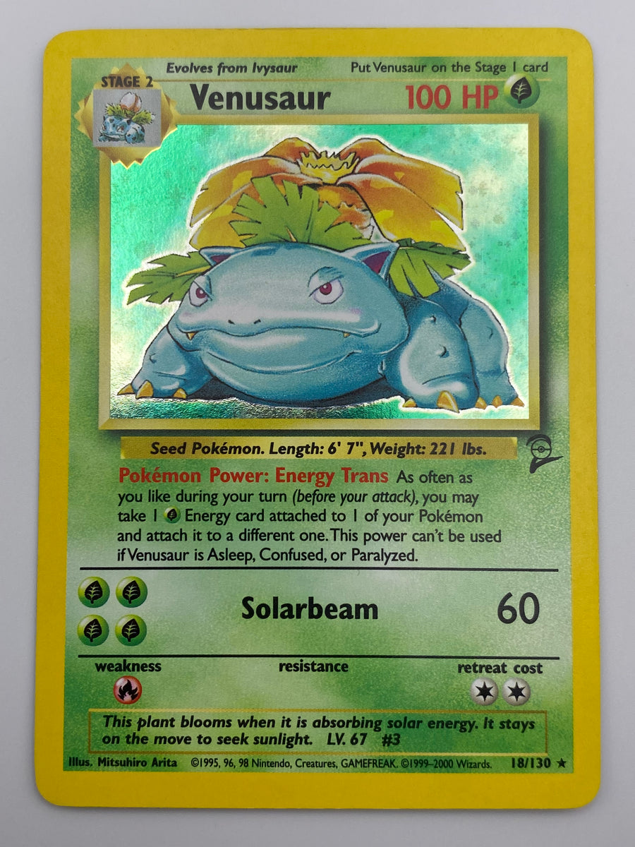 Venusaur Holo Base Set 2 MP-HP