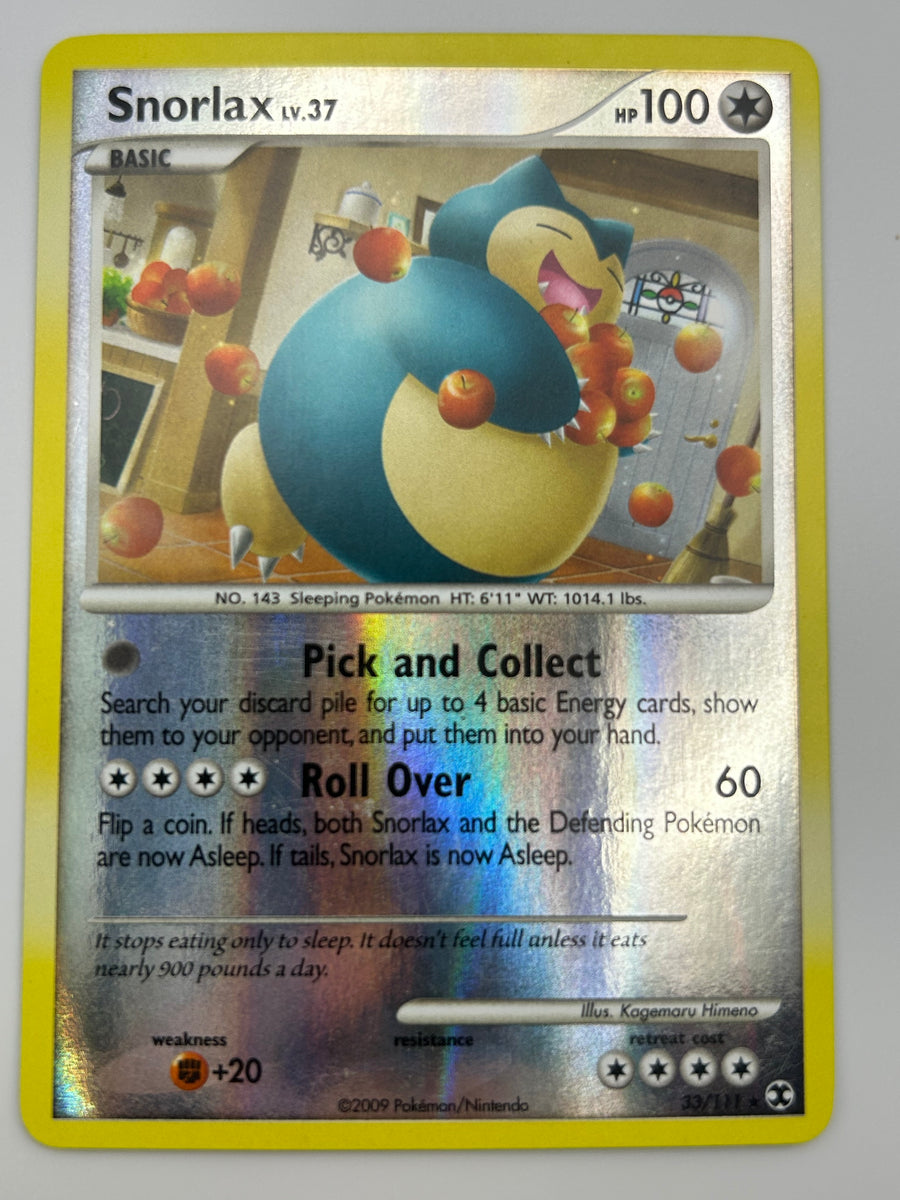 Snorlax Reverse Holo Rising Rivals LP