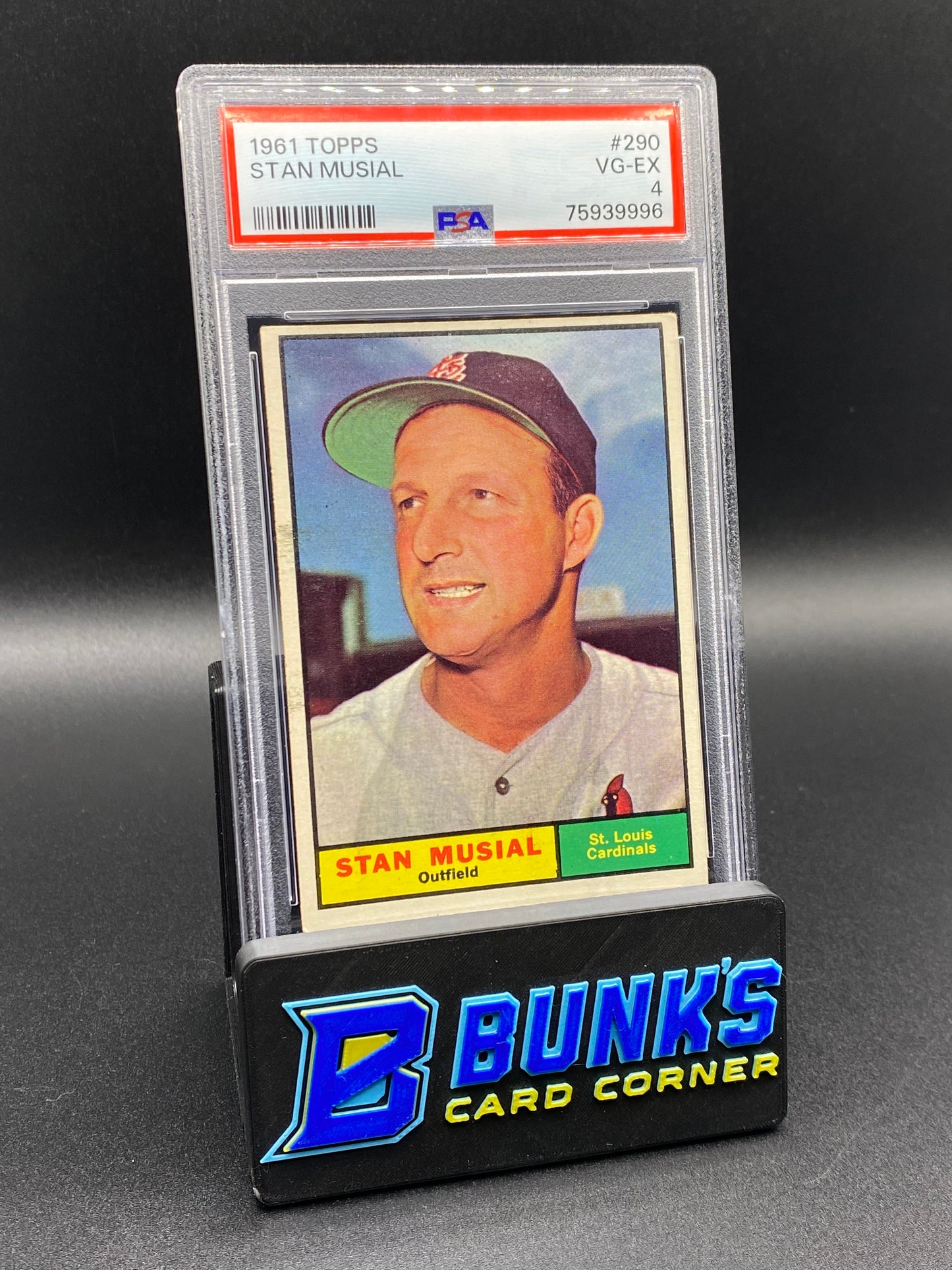 1961 Stan Musial PSA 4 HOF