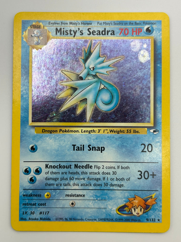 Misty's Seadra Holo Gym Heroes LP
