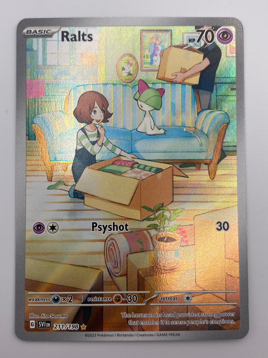 Ralts Illustration Rare Scarlet & Violet NM