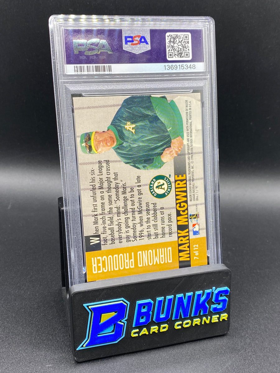 1997 Mark McGwire Diamond Producers PSA 9 POP 4