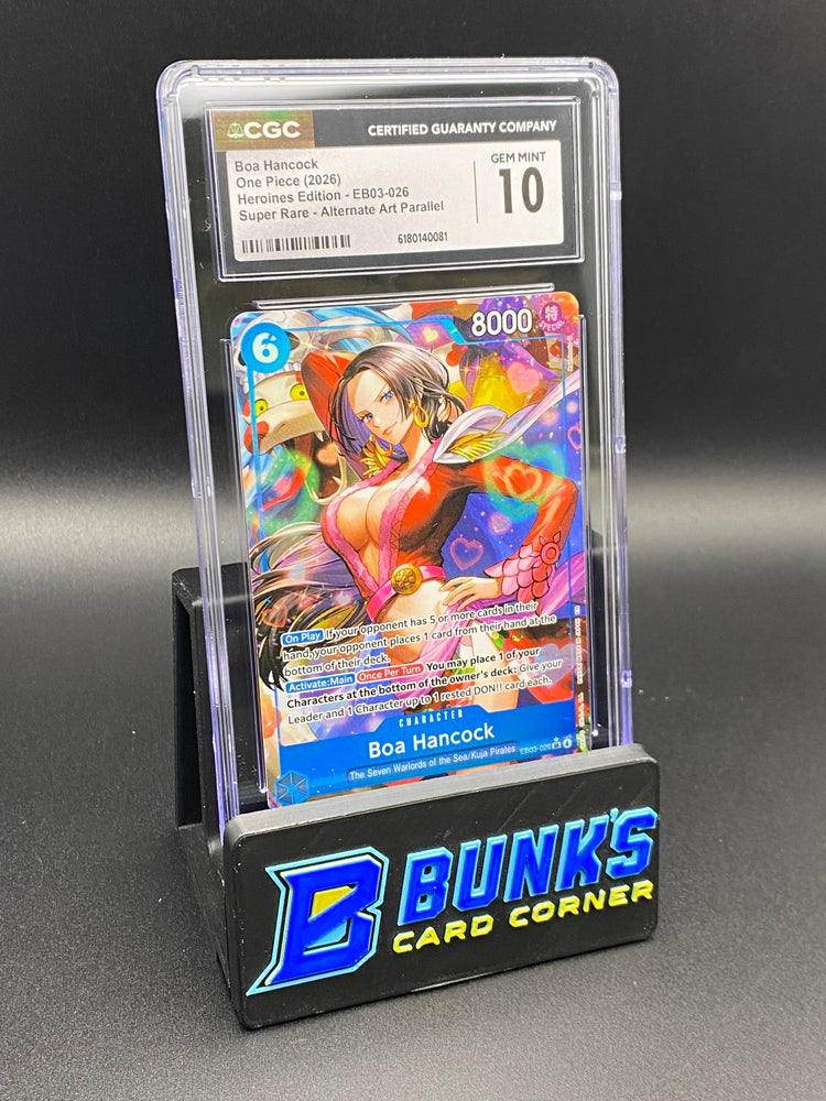 Boa Hancock Super Rare Alt Art Parallel EB03-026 CGC 10
