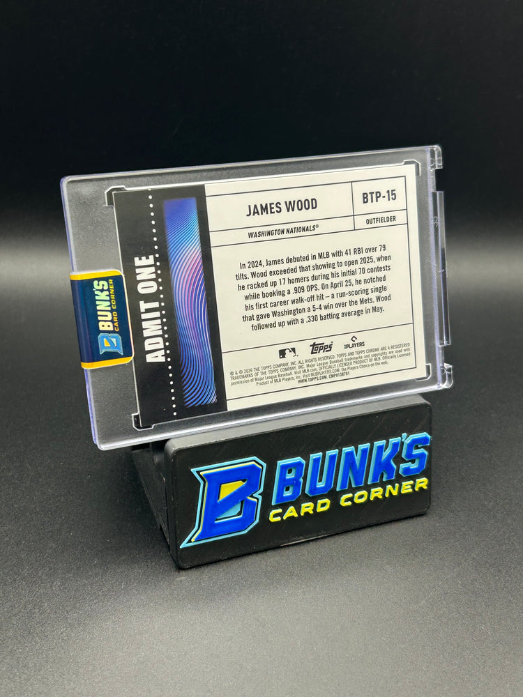 2026 James Wood Topps Chrome Big Ticket 8/10