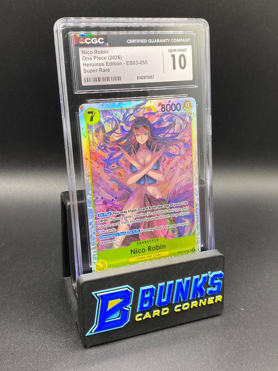 Nico Robin Super Rare EB03-055 CGC 10