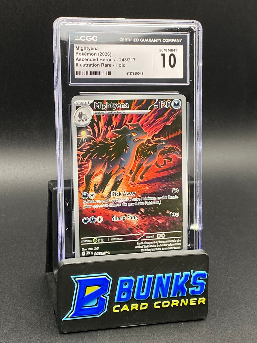 Mightyena Illustration Rare Ascended Heroes CGC 10