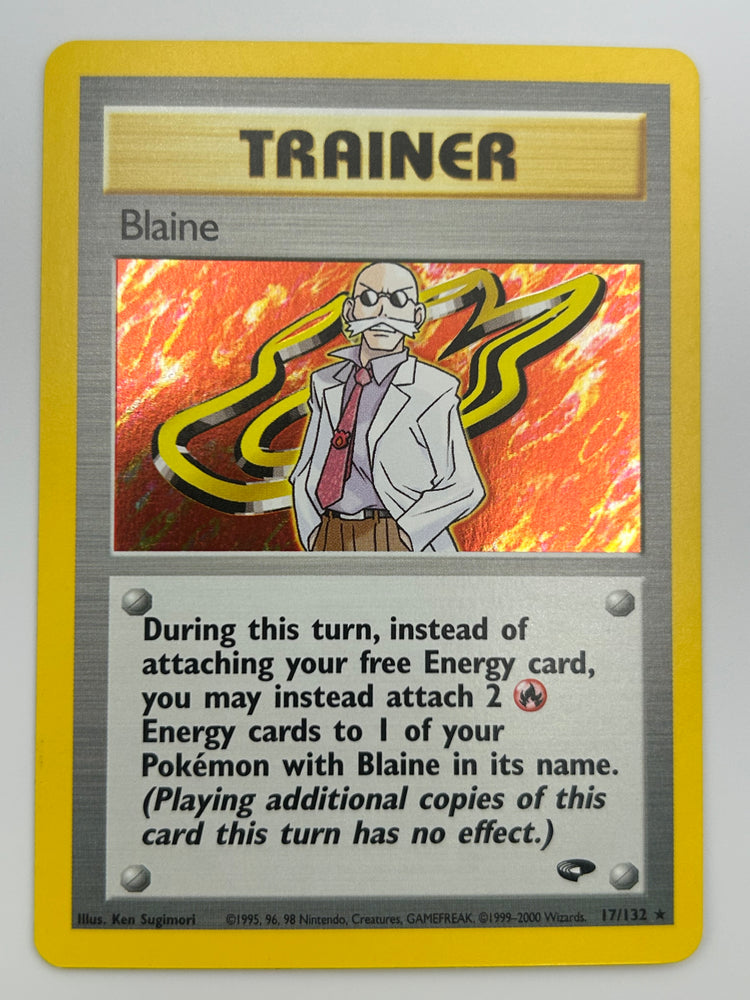 Blaine Holo Trainer Gym Challenge LP