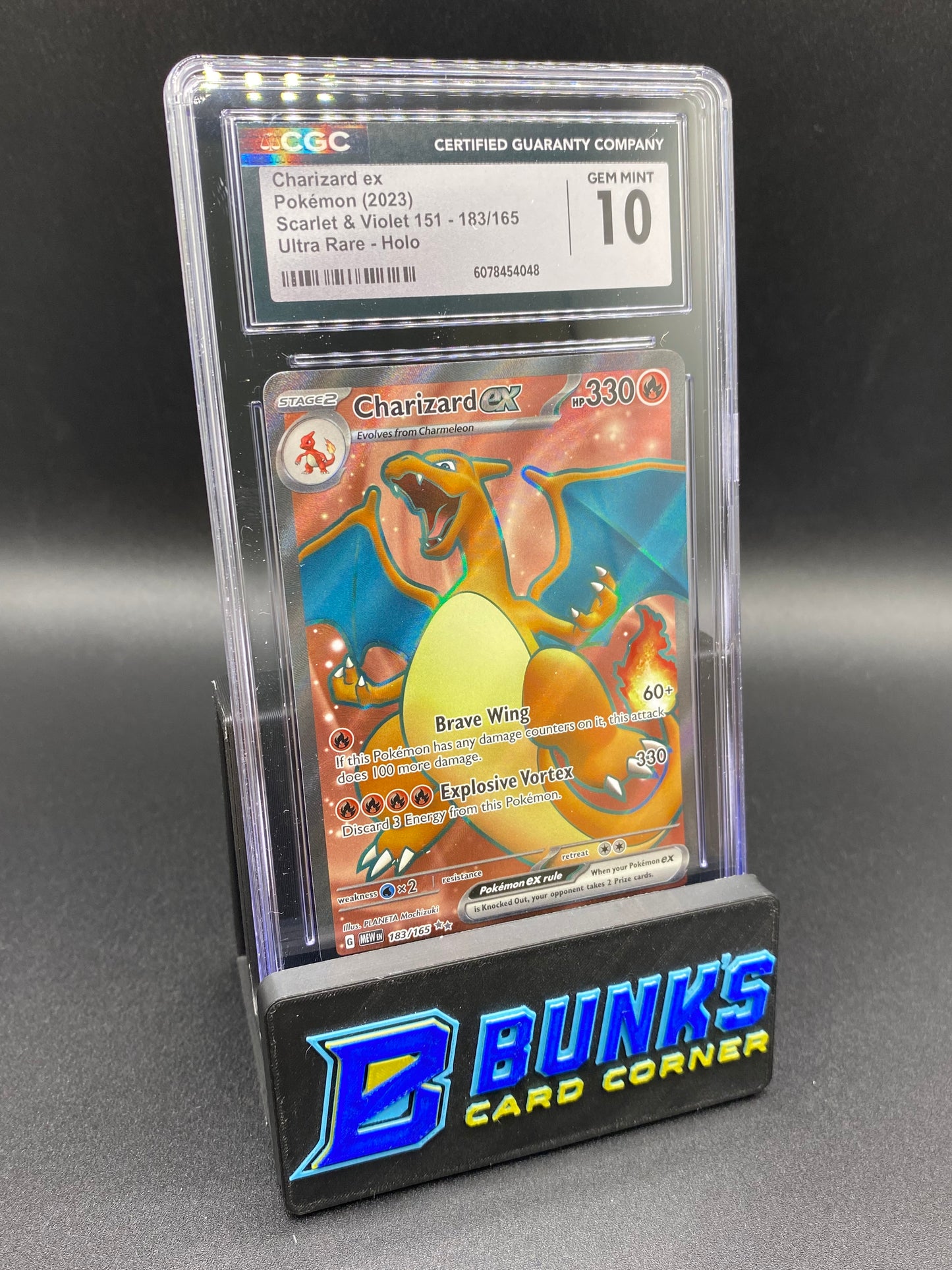 Charizard Ex Ultra Rare 151 CGC 10