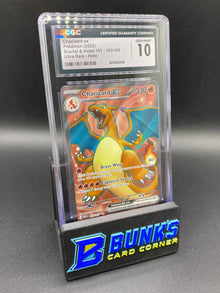 Charizard Ex Ultra Rare 151 CGC 10