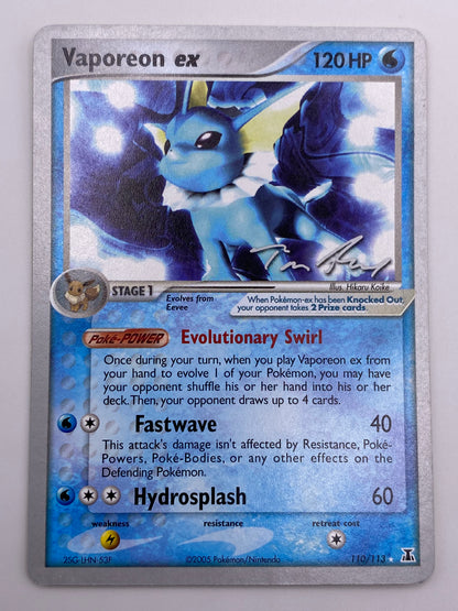 Vaporeon Ex World Championship 2007 LP