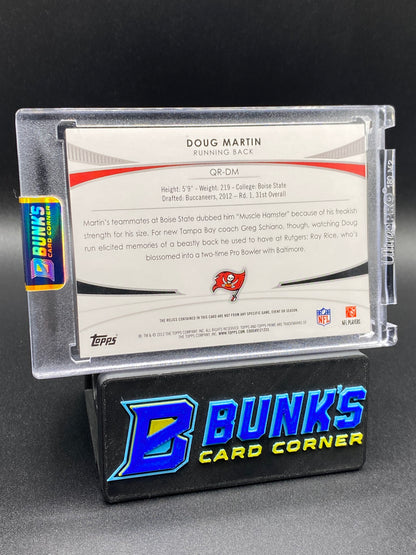 2012 Doug Martin Topps Prime Patches Rc 11/25