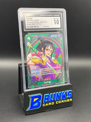 Tashigi Super Rare SP EB03-018 CGC 10