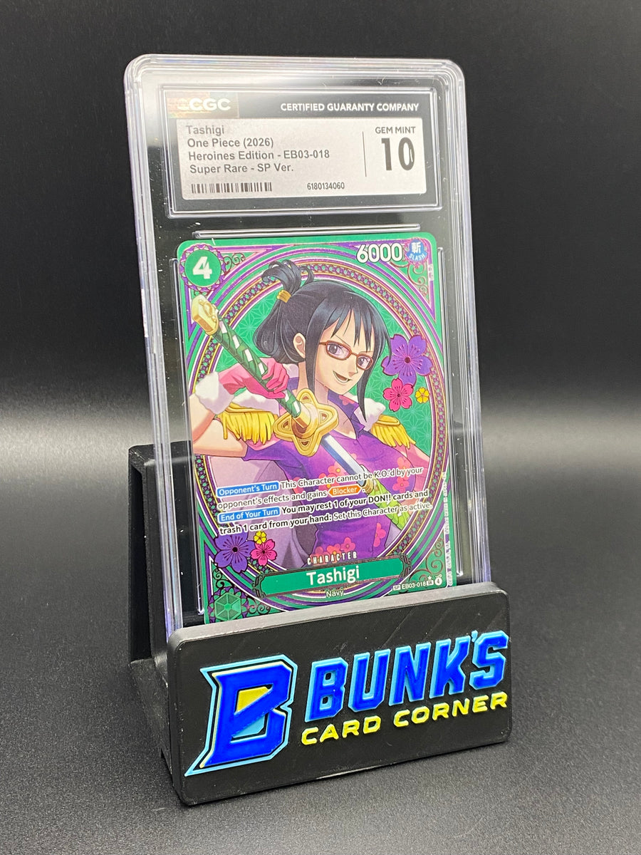 Tashigi Super Rare SP EB03-018 CGC 10