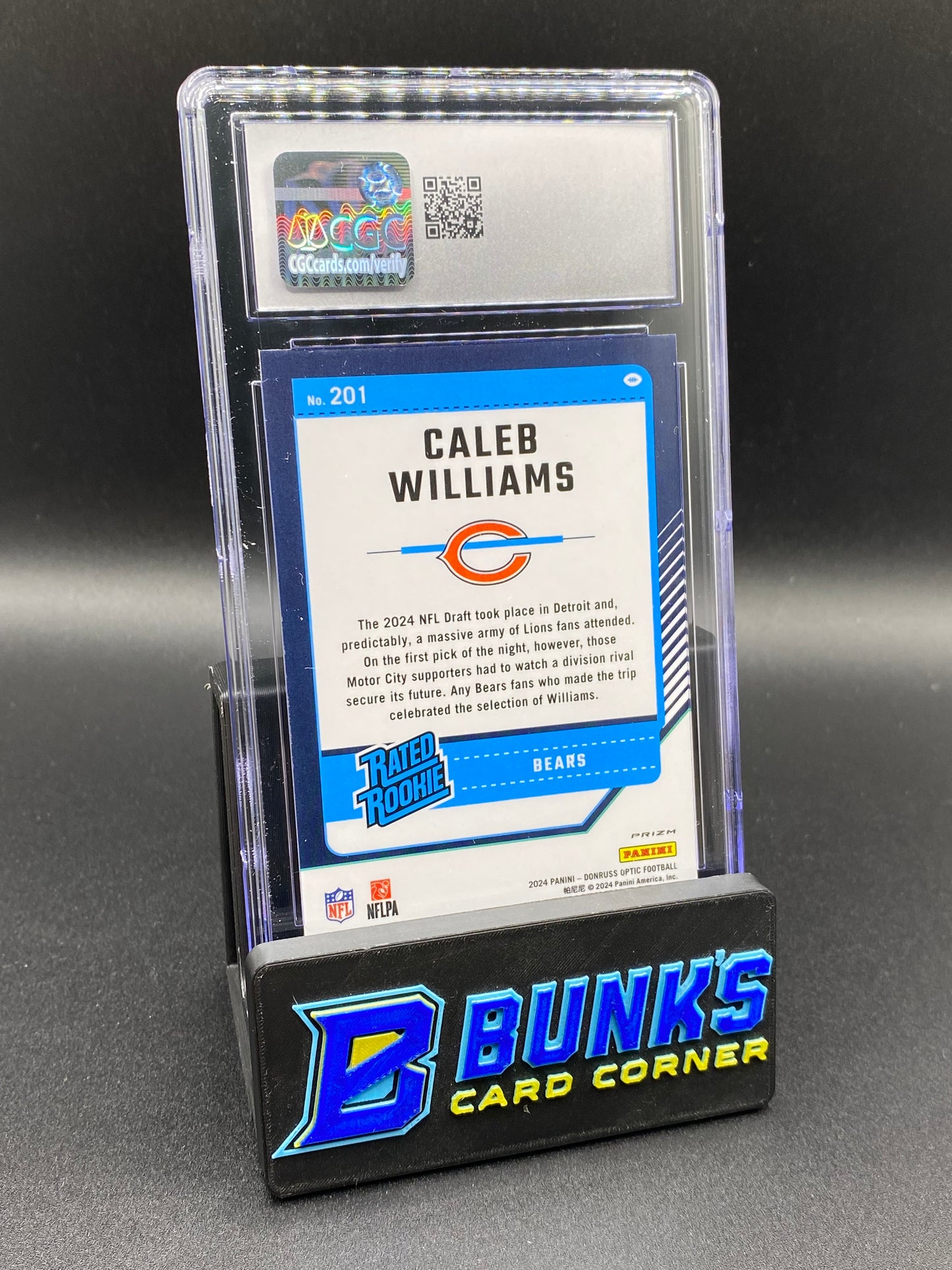 2024 Caleb Williams Purple Shock CGC  10