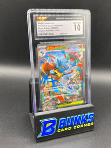 Mega Lucario SAR Mega Brave CGC 10 JAPANESE
