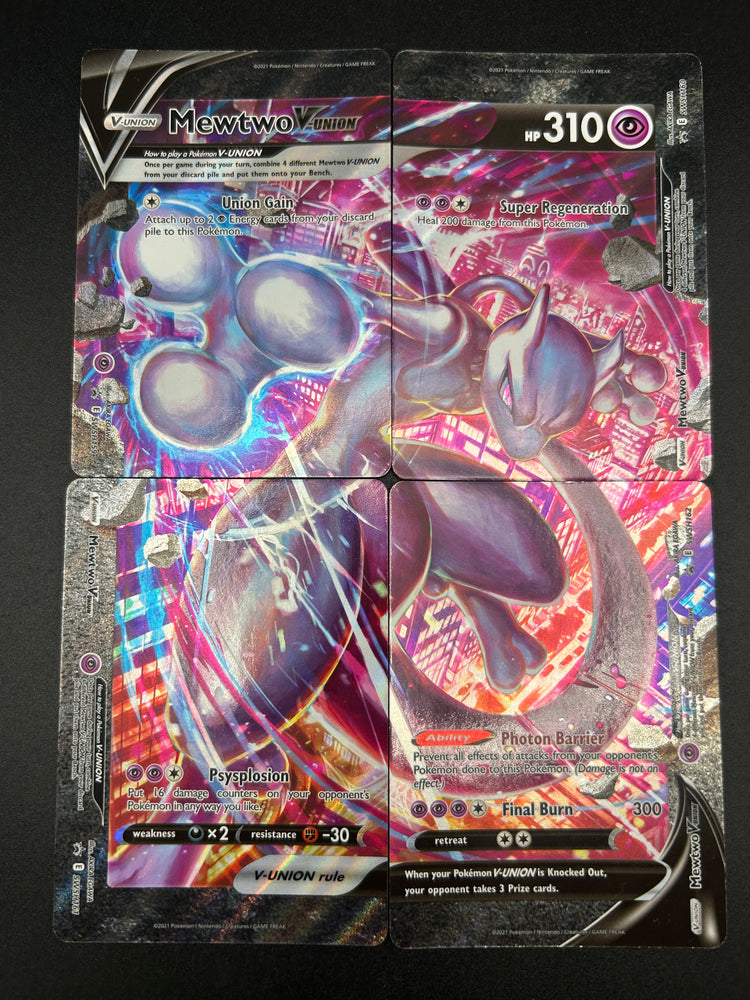 Mewtwo V-Union Complete Set NM