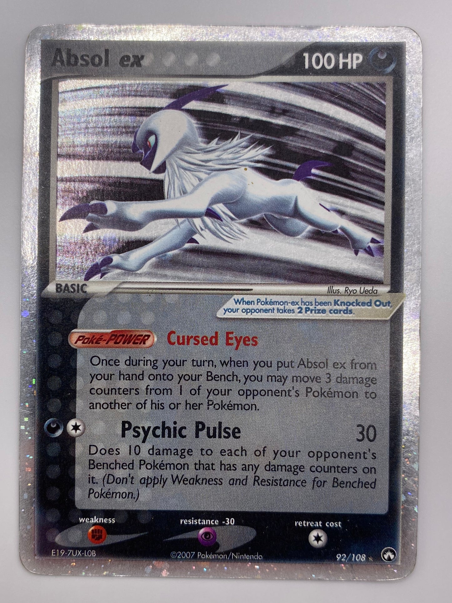 Absol Ex Holo Power Keepers HP