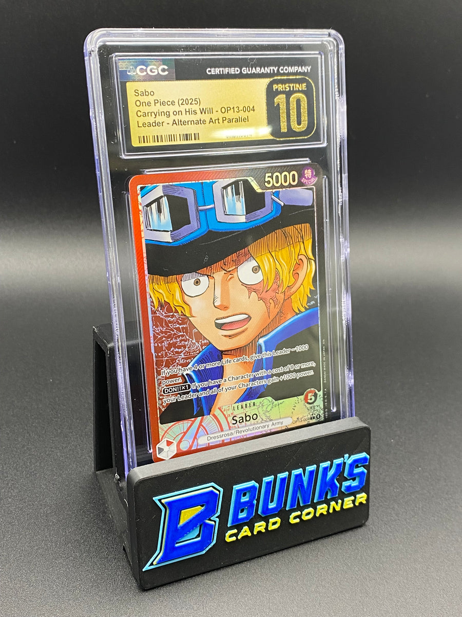 Sabo Leader Alt Art Parallel OP13 CGC PRISTINE 10