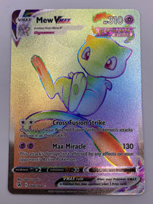 Mew Vmax Rainbow Rare Fusion Strike NM