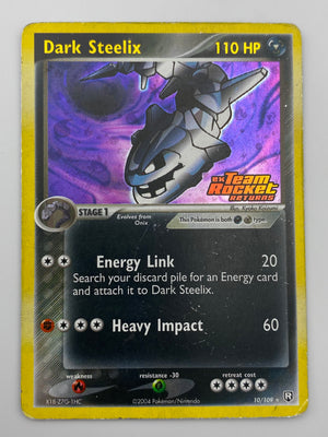 Dark Steelix Reverse Holo Team Rocket Returns Stamp HP