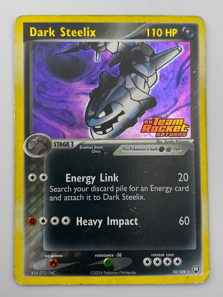 Dark Steelix Reverse Holo Team Rocket Returns Stamp HP