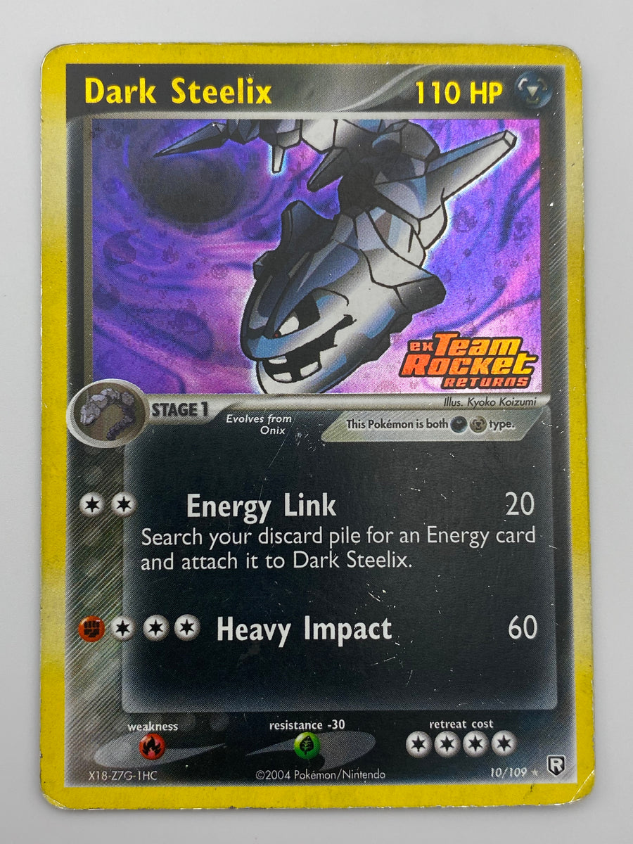 Dark Steelix Reverse Holo Team Rocket Returns Stamp HP